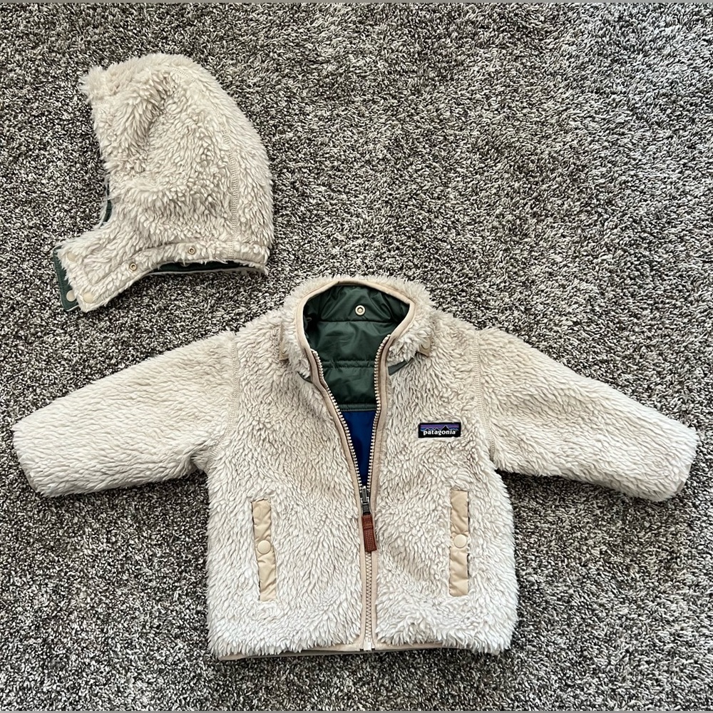 Patagonia Baby Reversible Tribbles Hoody - Picture 3 of 4